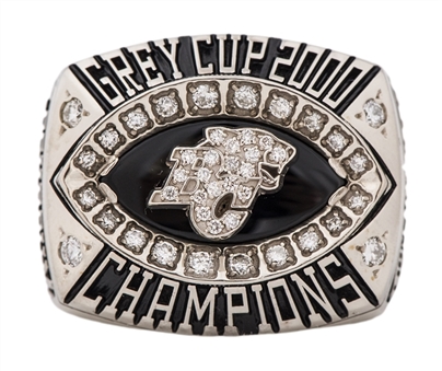 2000 BC Lions CFL Championship Players Ring - Kelly Lochbaum